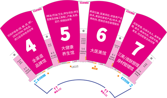 展館分布 展館分布